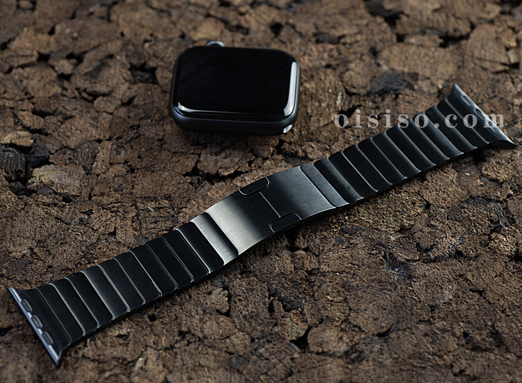 Apple Watch 38/40mm用 スペースブラック リンクブレスレット | www